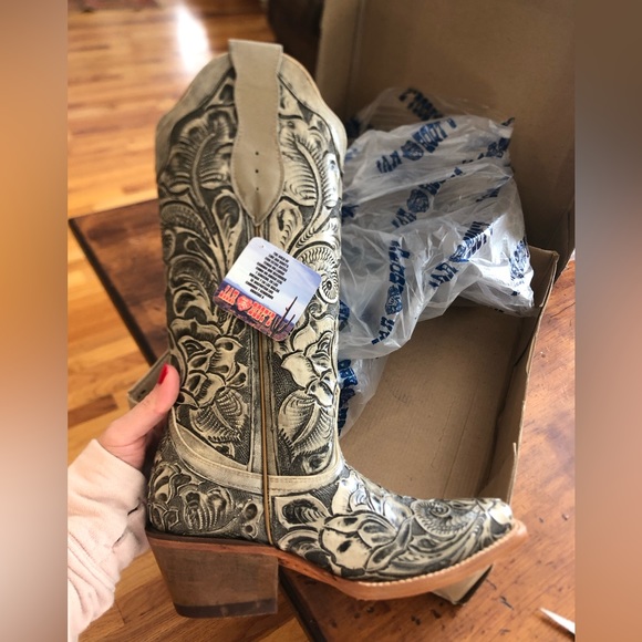 Jar Shoes Womens Tooled Leather Cowboy Boots Poshmark